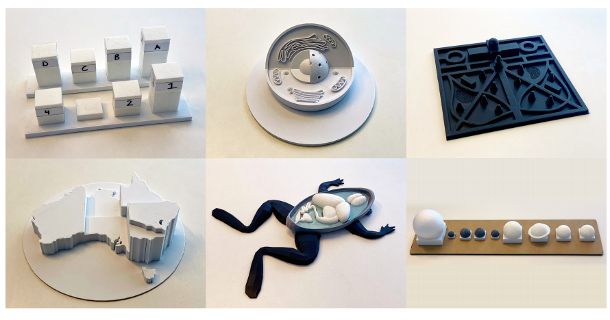 Hey Model! 3D Printed Interactive & Modular Models Assist Blind & Limited Vision Users