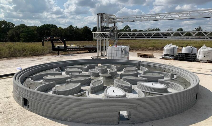 ICON Builds Student-Designed 3D Printed Rocket PAD for Moon Missions