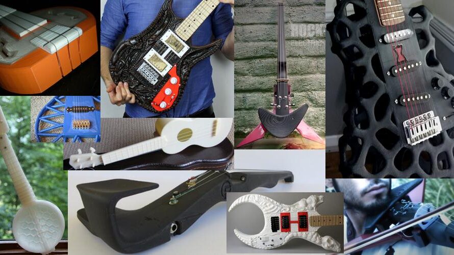 Weekly Roundup: Ten 3D Printable Things – Guitars and String Instruments