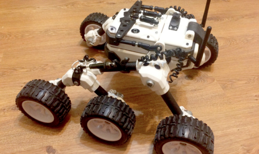 This Amazing 3D Printed Rover Inspired by the Martian Rover Can Go Almost Anywhere