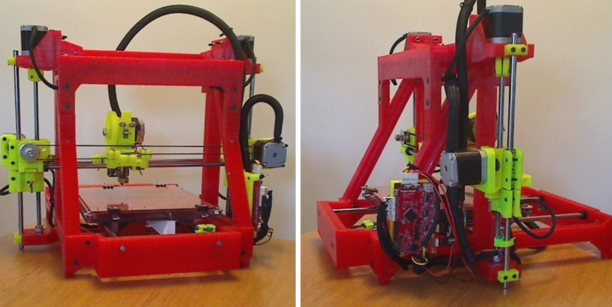 Hobbyists Design & Build ‘Big Red’ Self-Replicating Printer — Almost Entirely 3D Printed