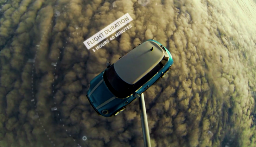 Car Manufacturer MINI Sends a 3D Printed MINI Cooper to Space as Thousands Watch