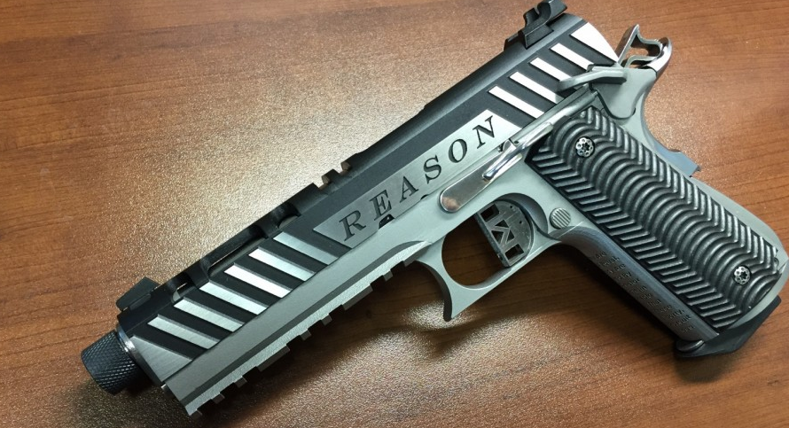 Solid Concepts 3D Prints Another Metal Gun, ‘Reason’, a 10mm Auto 1911