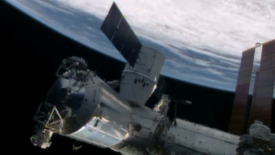 Dragon Hatch is Open!  First 3D Printer in Space Has Just Docked at The ISS