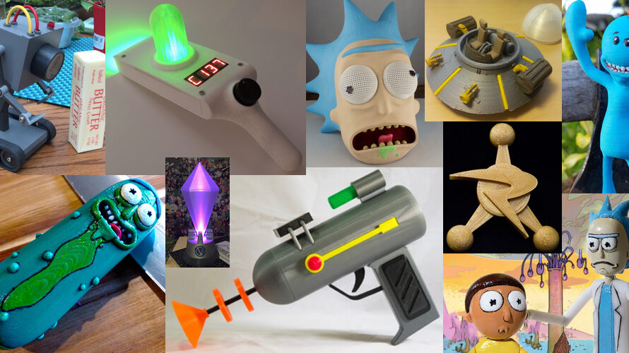 Ten 3D Printable Things: Rick and Morty