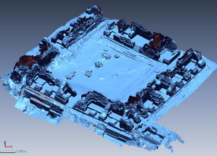 Digital Survey Technology & 3D Printing Used to Create Model of Ancient Mayan Acropolis