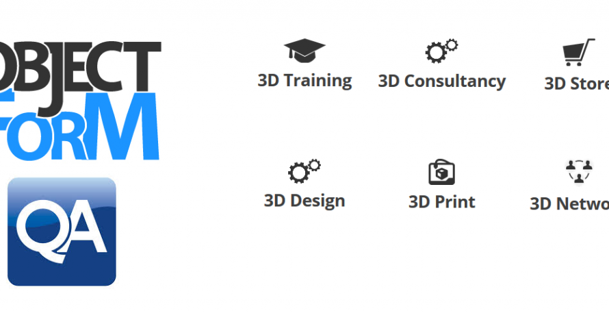 ObjectForm and QA Team to Offer 3D Printing Courses Within the UK