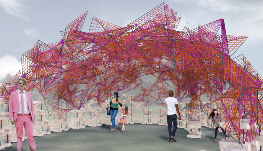 The Incredible Billion Oyster Pavillion is Constructed With the Help of 3D Printing