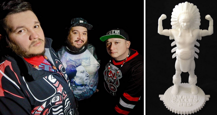 3D Printed Wrestling Action Figure to Accompany ‘A Tribe Called Red’s’ Album Release