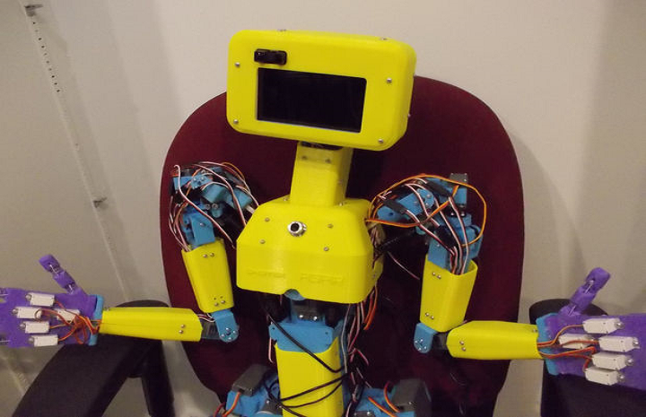 Build Your Own Full-Size 3D Printed Autonomous Support and Positive Inspiration Robot