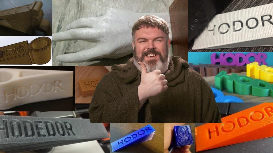 Weekly Roundup: Ten 3D Printable Things Hodor Hodor Hodor